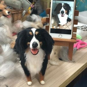 Custom pet wool felt dog, best gift for everyone